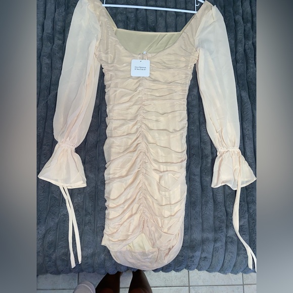 Nude mini dress - Picture 2 of 3